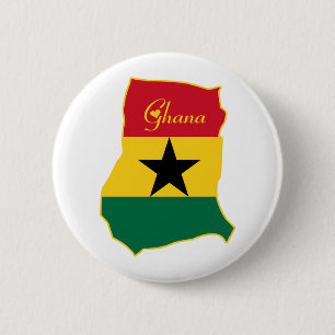 Cool Ghana 6 Cm Round Badge