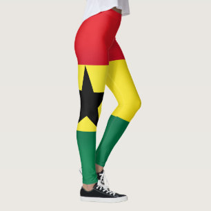 Cool Ghana Flag Fashion Leggings