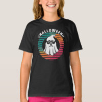Cool Ghost Halloween Retro Design