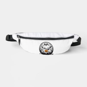 Cool Ghost Halloween Vintage Engraving Tee Art_1 Bum Bags