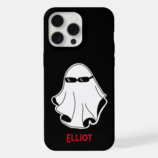 Cool Ghost with Black Sunglasses Customisable iPhone Case (Back)