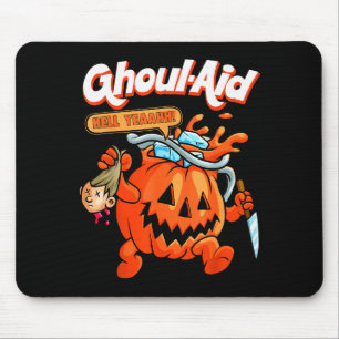 Cool Ghoul Aid Funny Ghoul Pumpkin Cute Meme Hallo Mouse Mat
