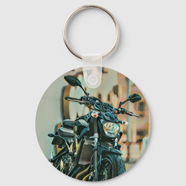 Cool gifts for motorcyclists key ring (Front)
