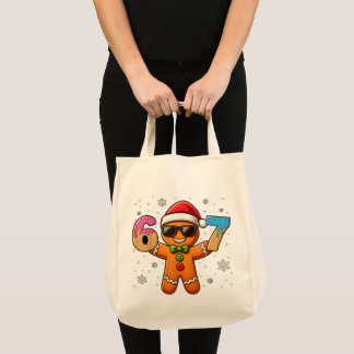 Cool Gingerbread 67 — Holiday Ice‑Cream Numbers Tote Bag
