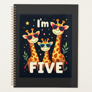 Cool Giraffe 5th Birthday Party 5 Year Old Toddler Planner
