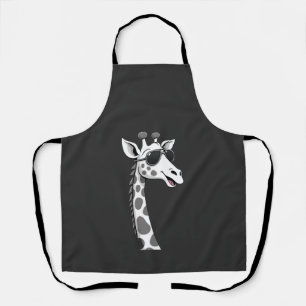 Cool Giraffe Art For Men Women Kids Animal Lover A Apron