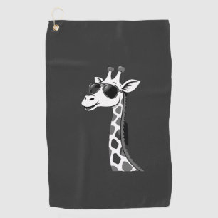 Cool Giraffe Art For Men Women Kids Animal Lover A Golf Towel