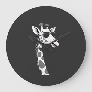 Cool Giraffe Art For Men Women Kids Animal Lover A Large Clock