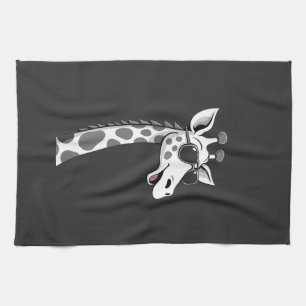 Cool Giraffe Art For Men Women Kids Animal Lover A Tea Towel