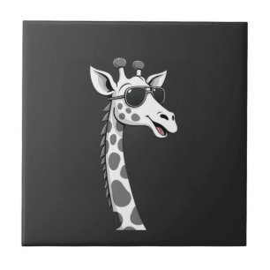 Cool Giraffe Art For Men Women Kids Animal Lover A Tile
