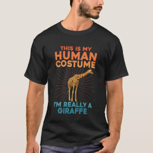 Cool Giraffe Art for Men Women Kids Toddler Giraff T-Shirt