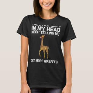 Cool Giraffe For Men Women Animal Wildlife Zoo Saf T-Shirt