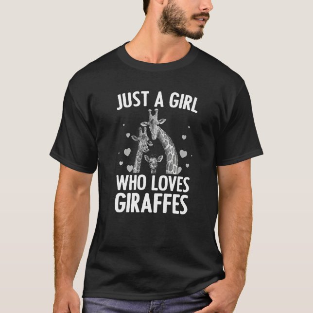 Cool Giraffe For Women Girls Africa Safari Zoo Ani T-Shirt (Front)