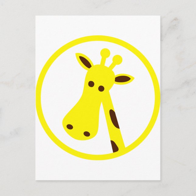 Cool Giraffe Postcard (Front)