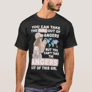 Cool Girl from Angers City  Proud Angers Girl T-Shirt