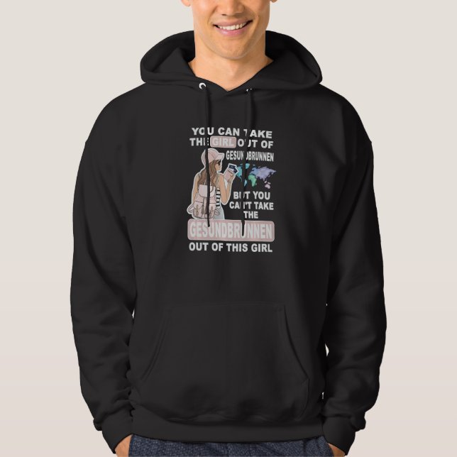 Cool Girl from Gesundbrunnen City Proud Gesundbrun Hoodie (Front)