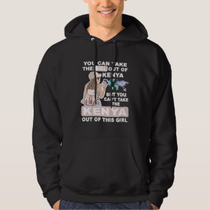 Cool Girl from Kenya Proud Kenya Girl Hoodie