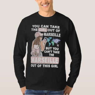 Cool Girl from Marseille City Proud Marseille Gir T-Shirt