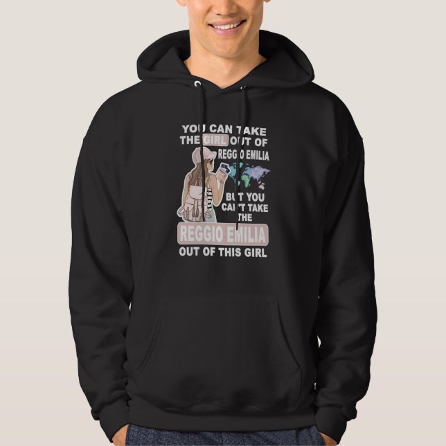 Cool Girl from Reggio Emilia City Proud Reggio Emi Hoodie (Front)