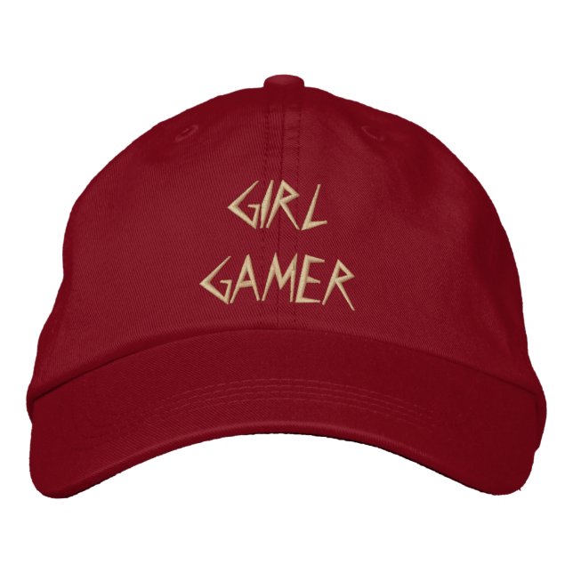 Cool Girl Gamer Embroidered Hat (Front)