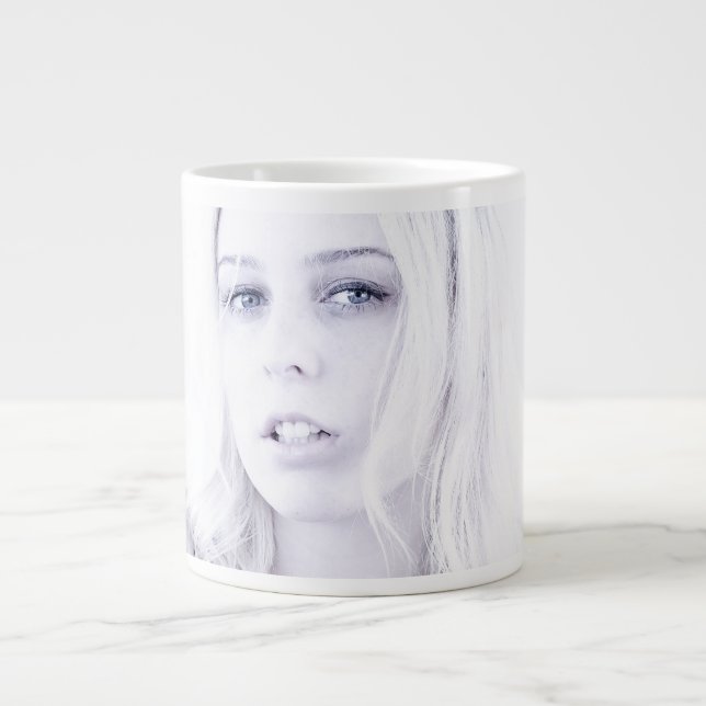 Cool Girl Large Coffee Mug (Front)