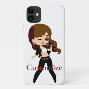 Cool Girl Sings Karaoke Thunder_Cove iPhone 11 Case