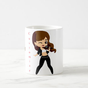 Cool Girl Sings Karaoke Thunder_Cove Coffee Mug
