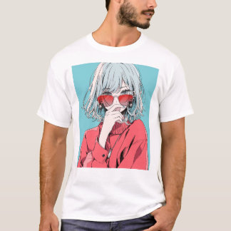 COOL GIRL T-shirt|Sushi Musume T-shirt Generativea