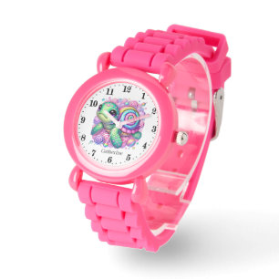 Cool girls sea turtle add name watch