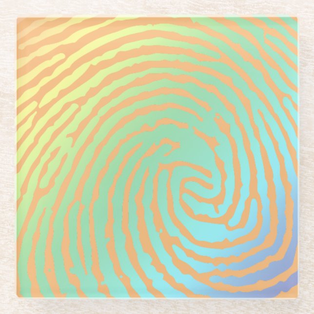 COOL  GLASS COASTER (Front)