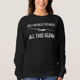 Cool Glider Art For Men Women Skydiving Air Glidin Sweatshirt