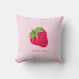 Cool Glitter Strawberry Pink Bottle Opener Cushion