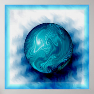 cool gnarl sphere poster