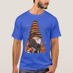 Cool Gnome Happy Halloween Fall Candy Corn Pumpkin T-Shirt