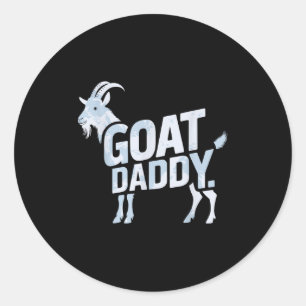 Cool Goat Design For Men Boys Pygmy Goat Lover Goa Classic Round Sticker