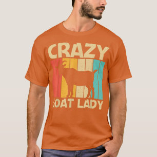 Cool Goat Design For Women Girls Goat Farmer Farmi T-Shirt