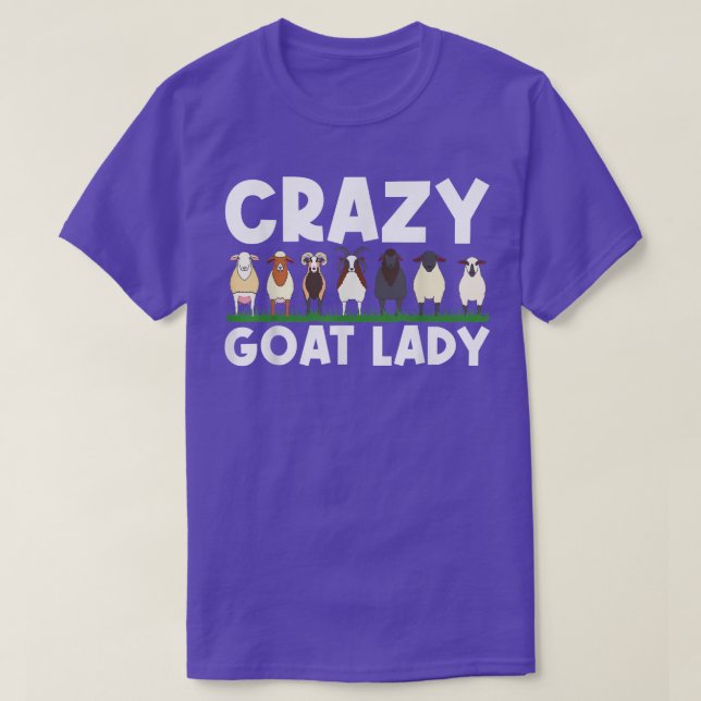 Cool Goat Design For Women Mum Domestic Goat Farm  T-Shirt (Design Front)