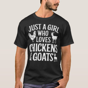 Cool Goat For Girls Women Animal Farming Goat T-Shirt