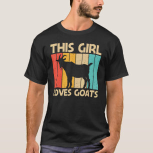 Cool Goat For Girls Women Goat Farmer Farming 1 T-Shirt