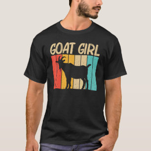 Cool Goat For Girls Women Goat Farmer Farming  T-Shirt