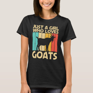 Cool Goat For Girls Women Goat Farmer Farming T-Shirt