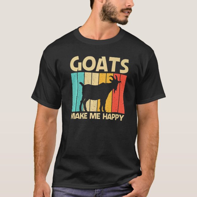Cool Goat For Men Women Goat Farmer Farming T-Shirt (Front)