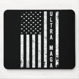 Cool Going Out Made In USA Black American Flag Ult Mouse Mat