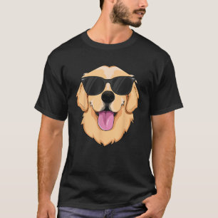 Cool Golden Retriever Sunglasses Dude Kids Boys Do T-Shirt