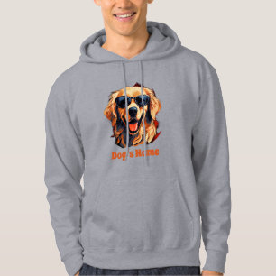 Cool Golden Retriever With Sunglasses Hoodie