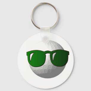 Cool Golf Ball Design Keychain