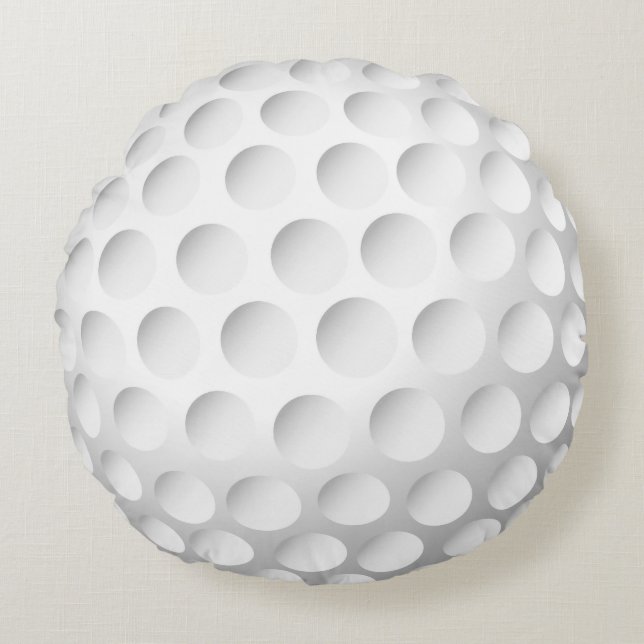 Cool Golf Ball Round Cushion (Front)
