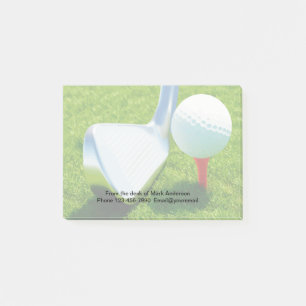Cool Golf Theme Sticky Notepads