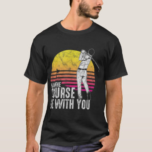 Cool Golfer May The Course Be With You Golf T-Shirt