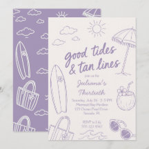 Cool Good Tides & Tan Lines Beach Celebration